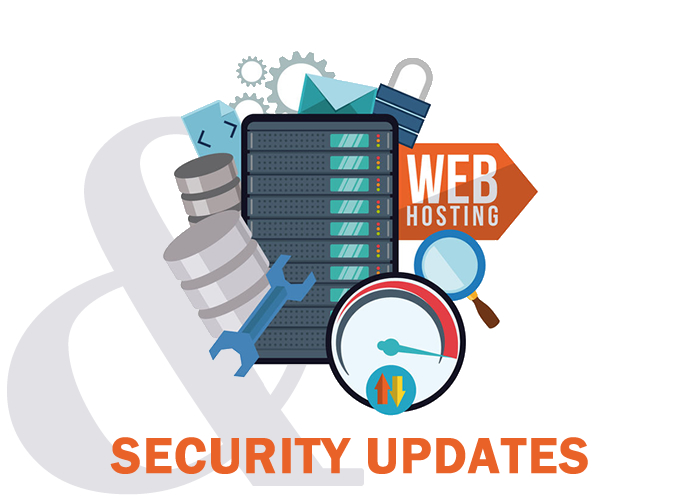 Update & Security. Can hosting. Hosts update